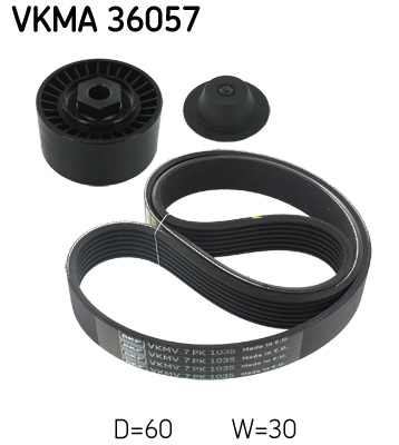 Kit de courroies d'accessoires SKF VKMA 36057